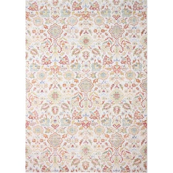 Bashian Bashian C189-IV-2.6X8-CR412 2 ft. 6 in. x 8 ft. Corsica Collection Bohemian Polyester Power Loom Area Rug; Ivory C189-IV-2.6X8-CR412